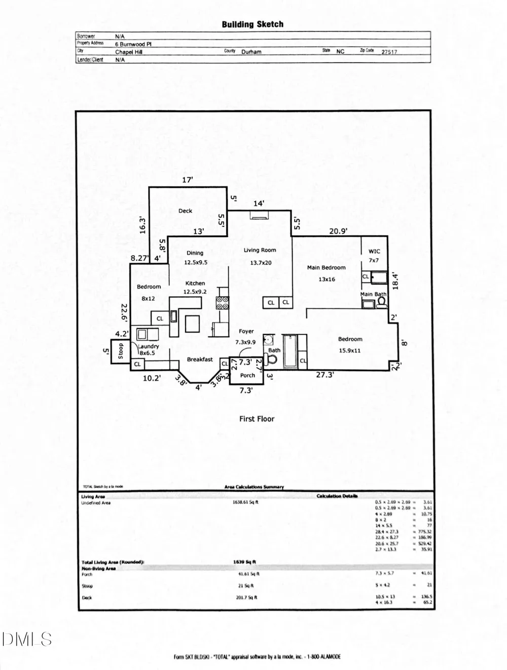 6 Burnwood Place Chapel Hill, NC 27517