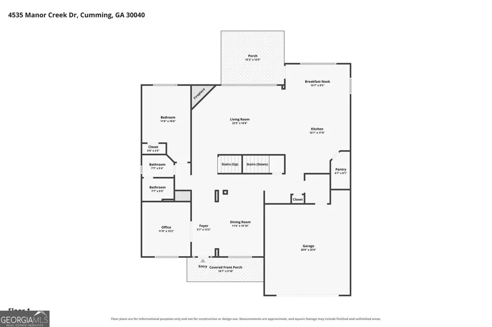 4535 Manor Creek DR Cumming, GA 30040