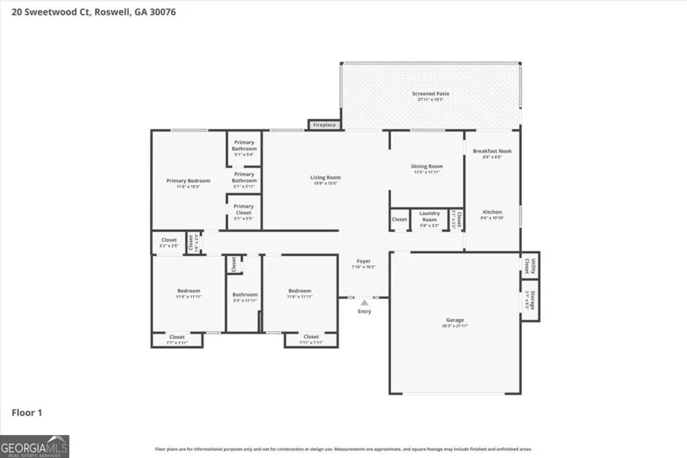 20 Sweetwood CT Roswell, GA 30076