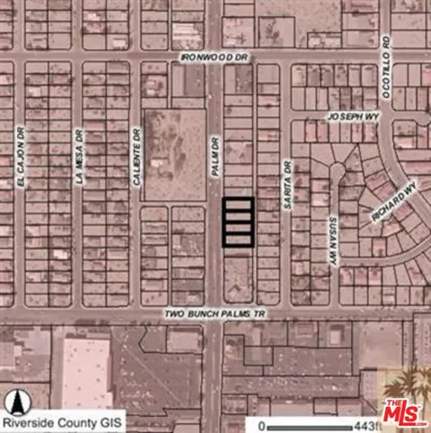 4 commercial lots on Palm Drive