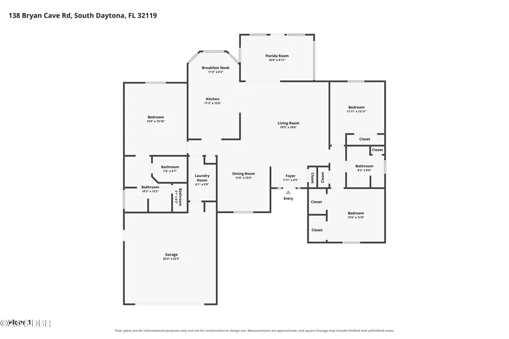 138 Bryan Cave Road South Daytona, FL 32119