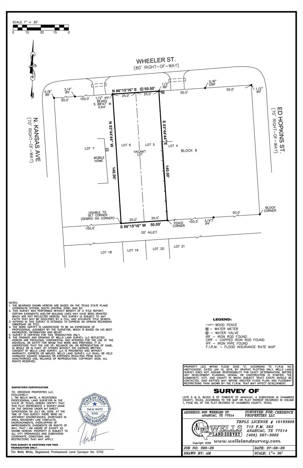 906 Wheeler Street Anahuac, TX 77514