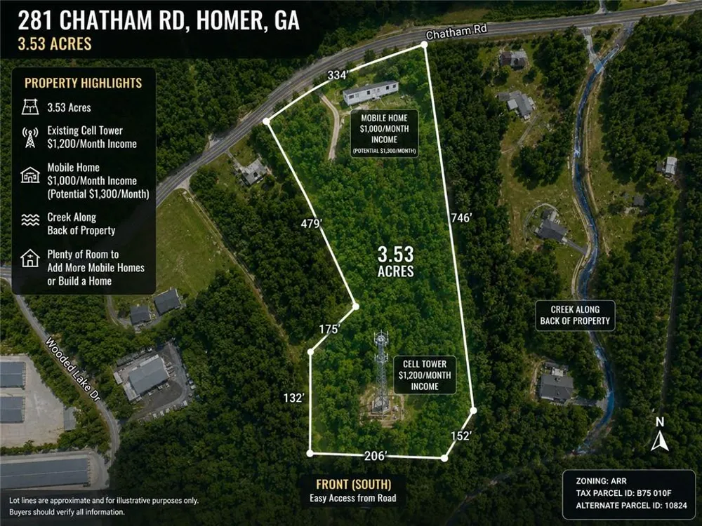 281 Chatham Road Homer, GA 30547
