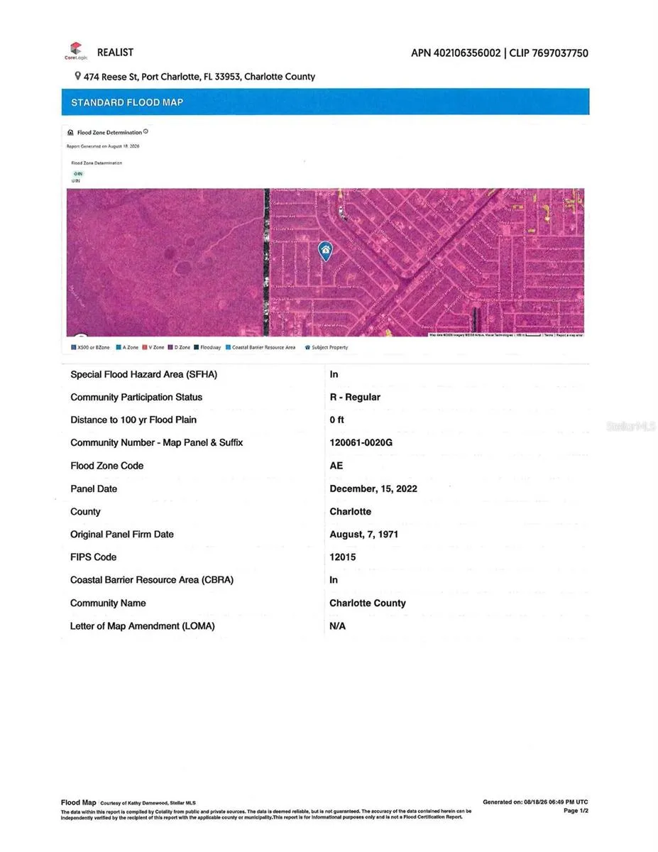 464 & 474 REESE STREET Port Charlotte, FL 33953