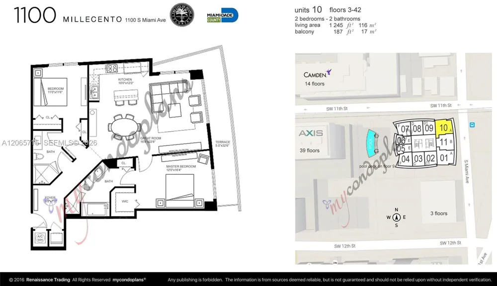 1100 S Miami Ave #3010 Miami, FL 33130