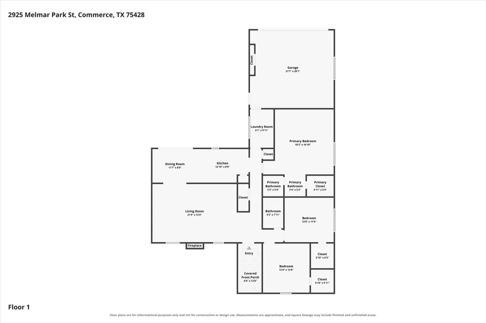 2925 Melmar Park Street Commerce, TX 75428