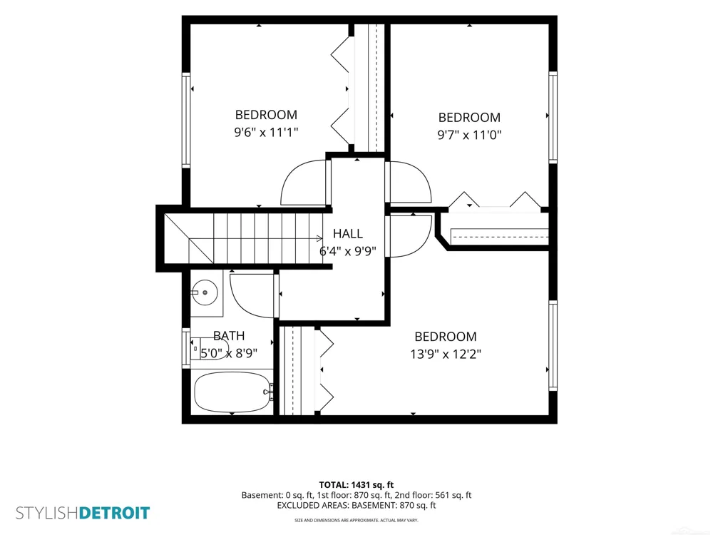 342 Marias Avenue Clawson City, MI 48017