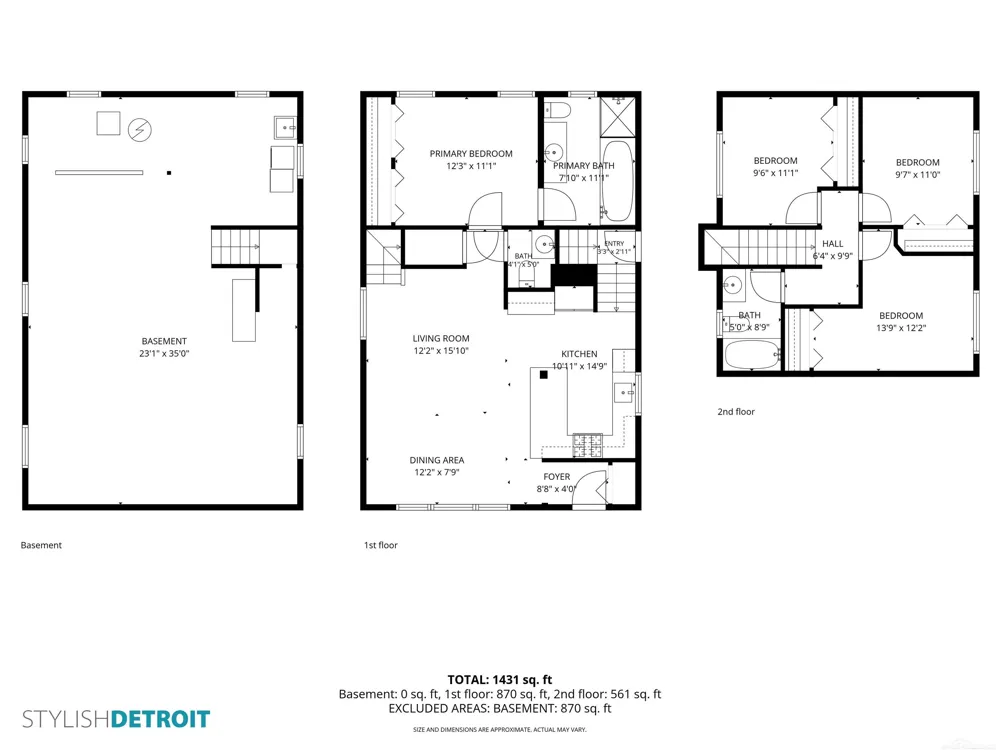 342 Marias Avenue Clawson City, MI 48017