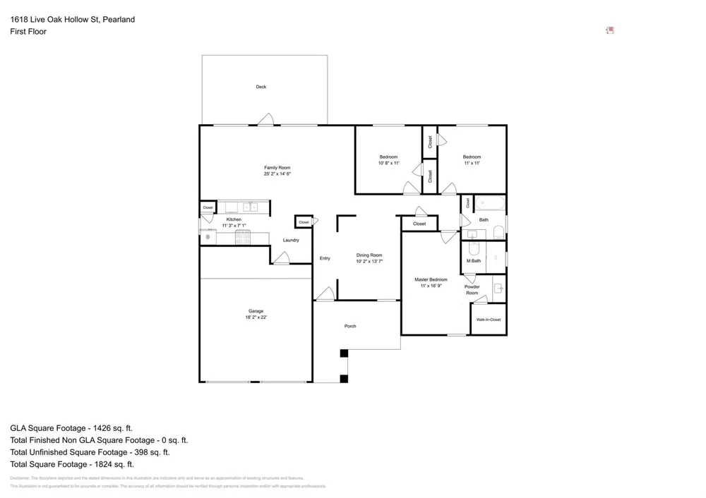 1618 Live Oak Hollow Street Pearland, TX 77581