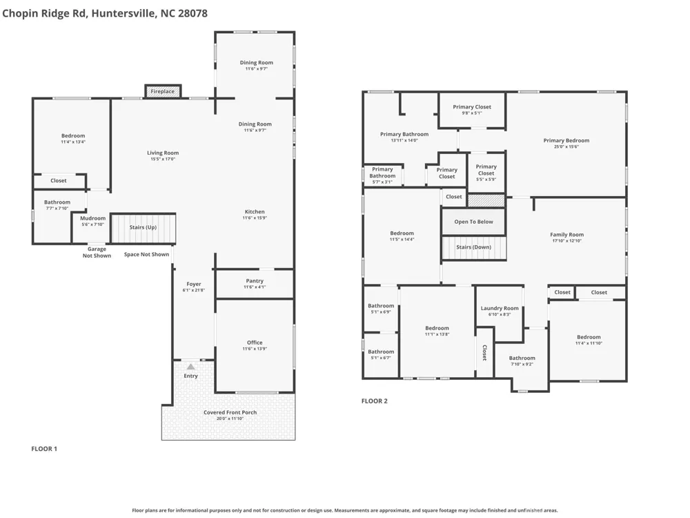 13204 Chopin Ridge Road Huntersville, NC 28078