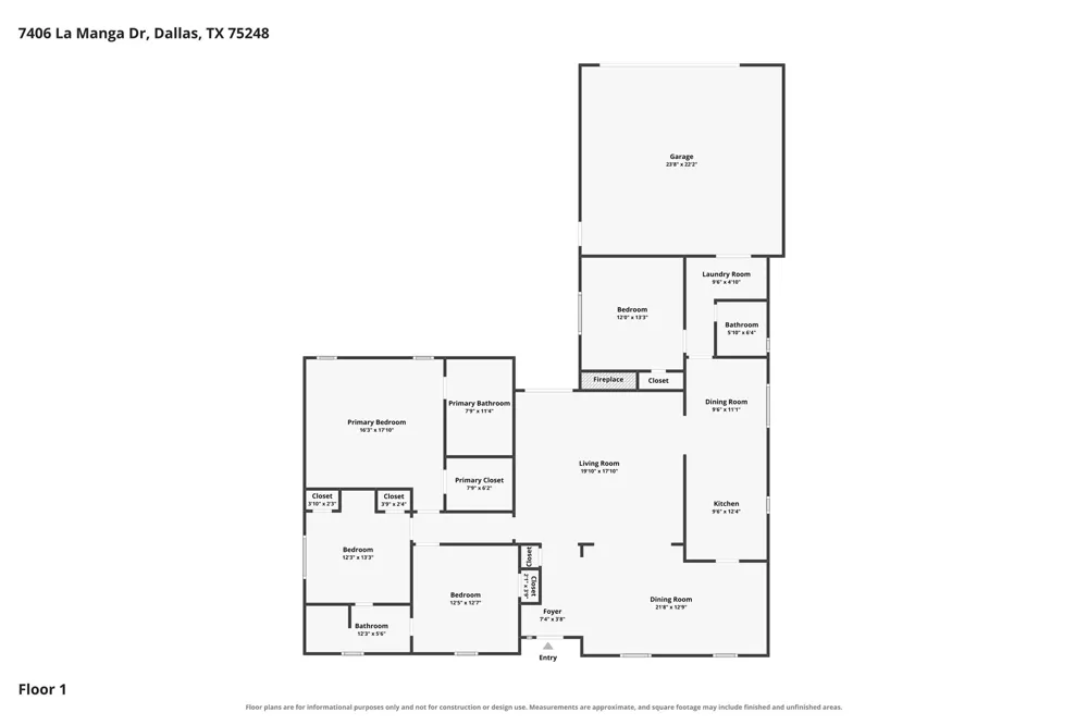 7406 La Manga Drive Dallas, TX 75248