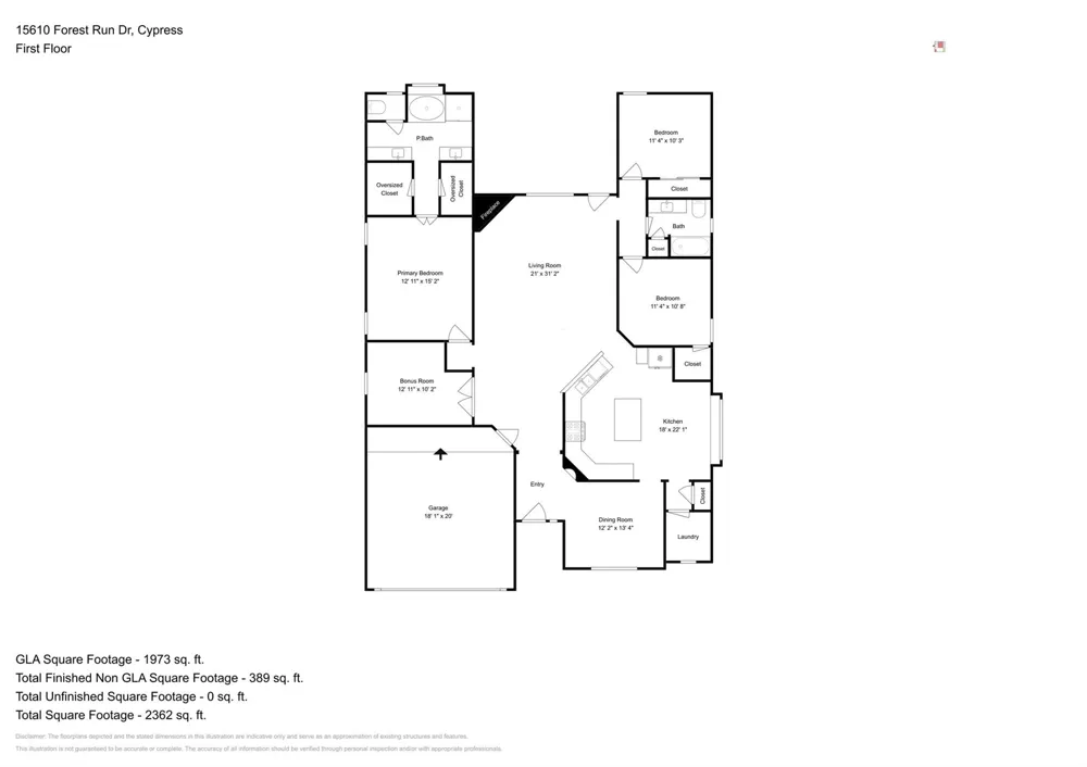 15610 Forest Run Drive Cypress, TX 77433