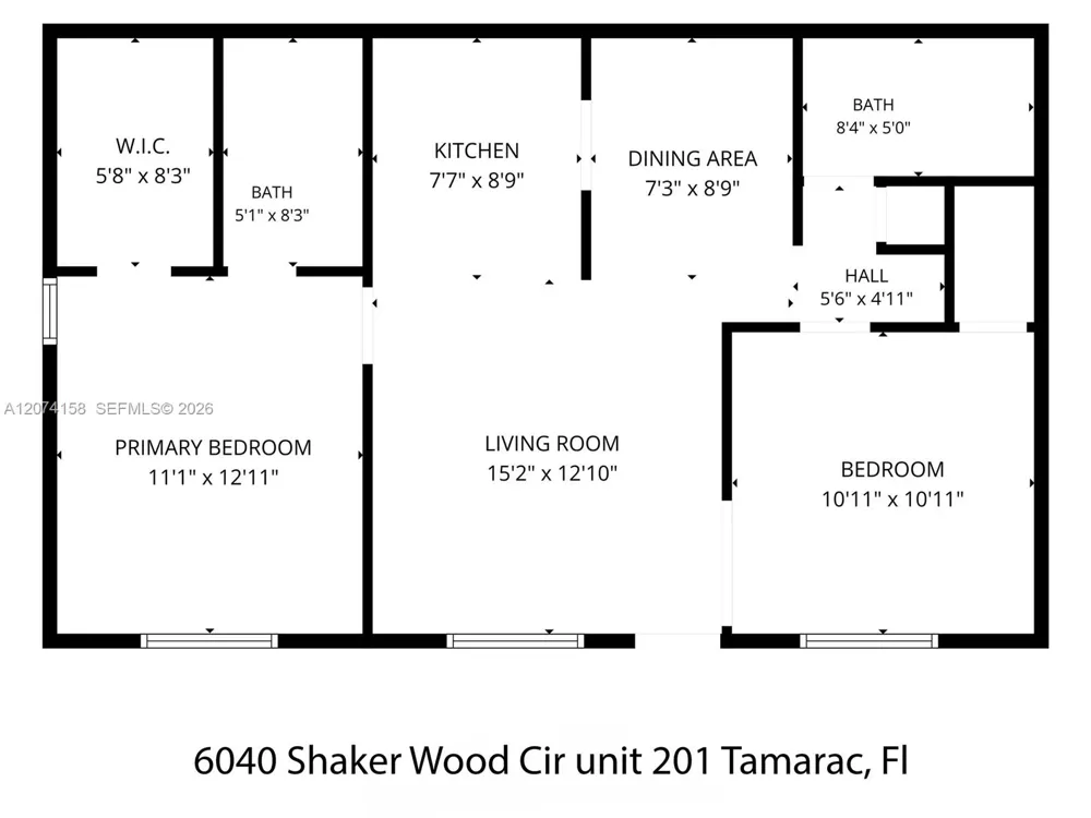 6040 Shakerwood Cir #201 Tamarac, FL 33319