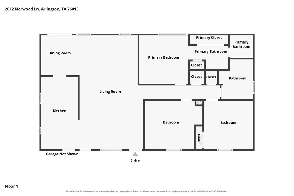 2812 Norwood Lane Arlington, TX 76013