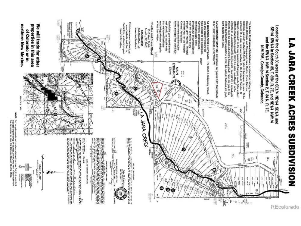 2 Canyon Road Capulin, CO 81124