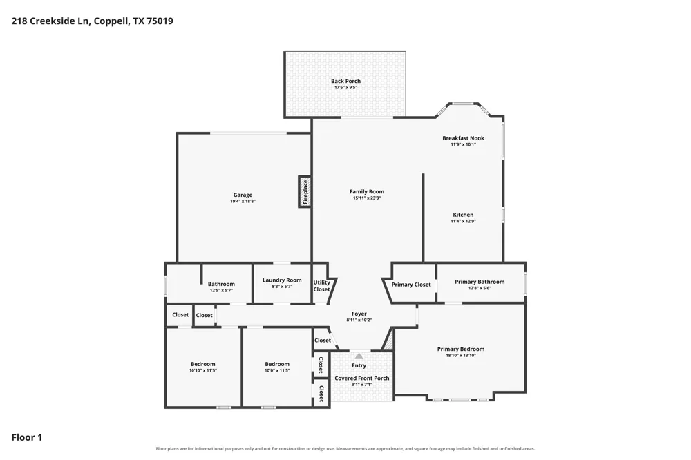 218 Creekside Lane Coppell, TX 75019
