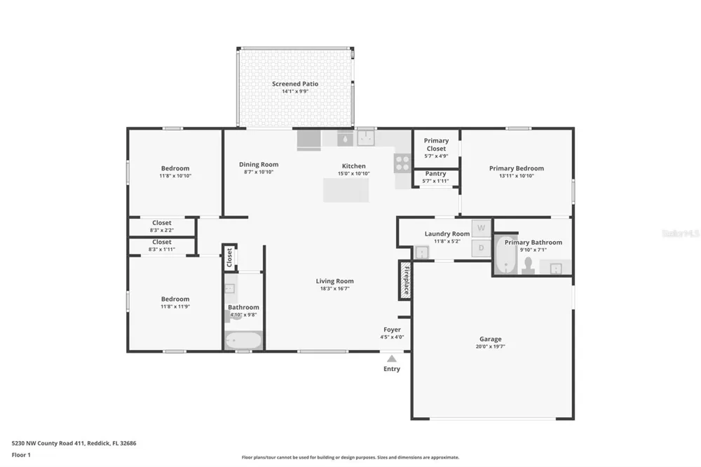 5230 NW 144TH PLACE Reddick, FL 32686