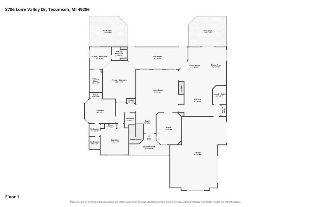 8786 Loire Valley Drive Tecumseh, MI 49286
