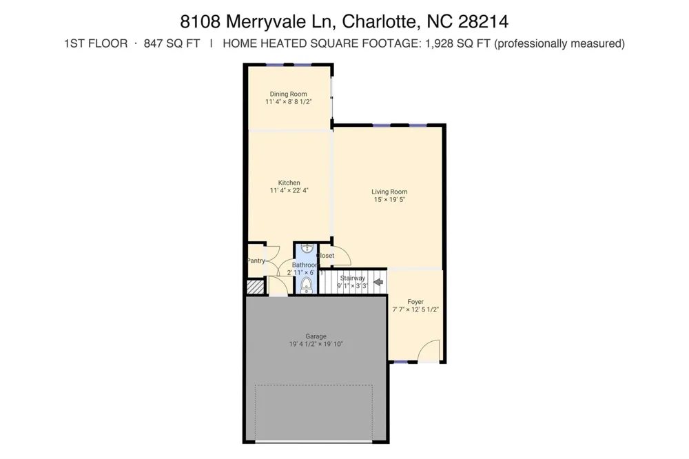 8108 Merryvale Lane Charlotte, NC 28214