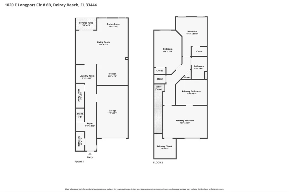 1020 E LONGPORT CIRCLE #6B Delray Beach, FL 33444