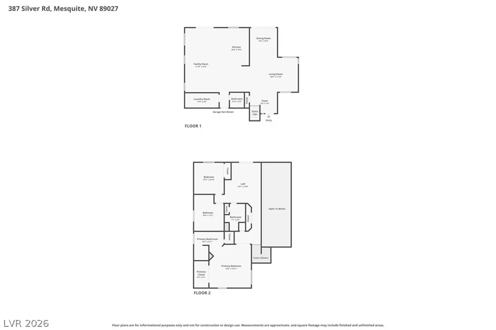 387 Silver Road Mesquite, NV 89027