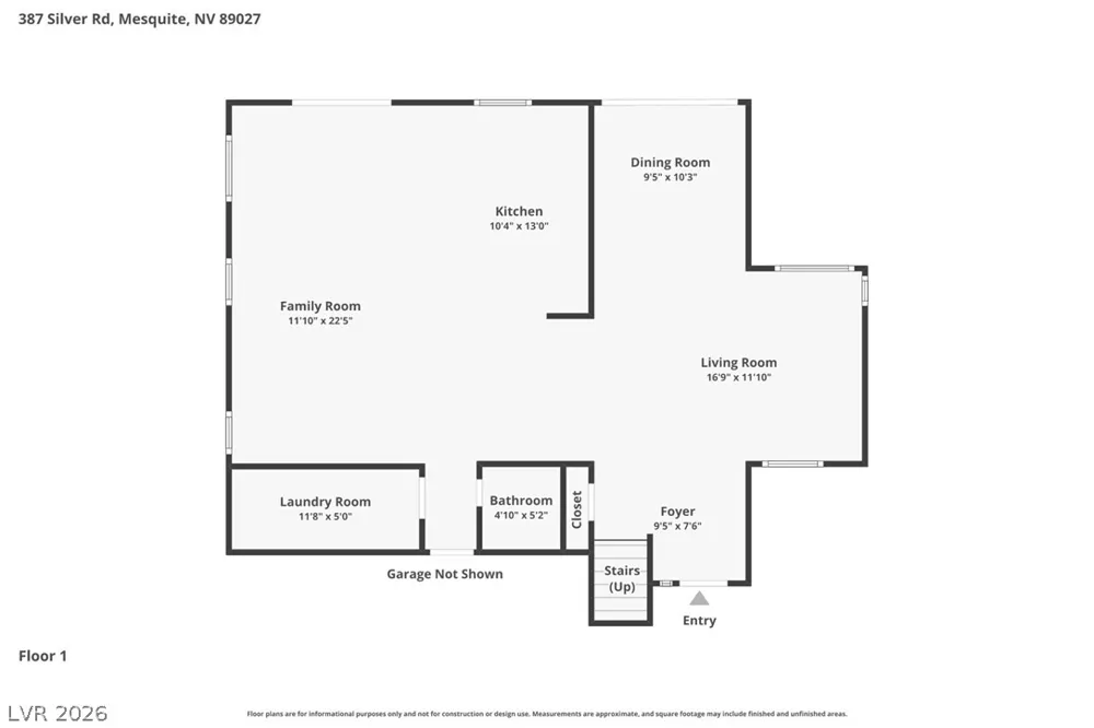 387 Silver Road Mesquite, NV 89027