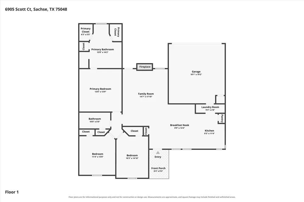 6905 Scott Court Sachse, TX 75048