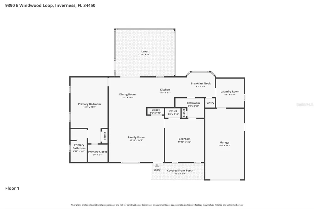 9390 E WINDWOOD LOOP Inverness, FL 34450