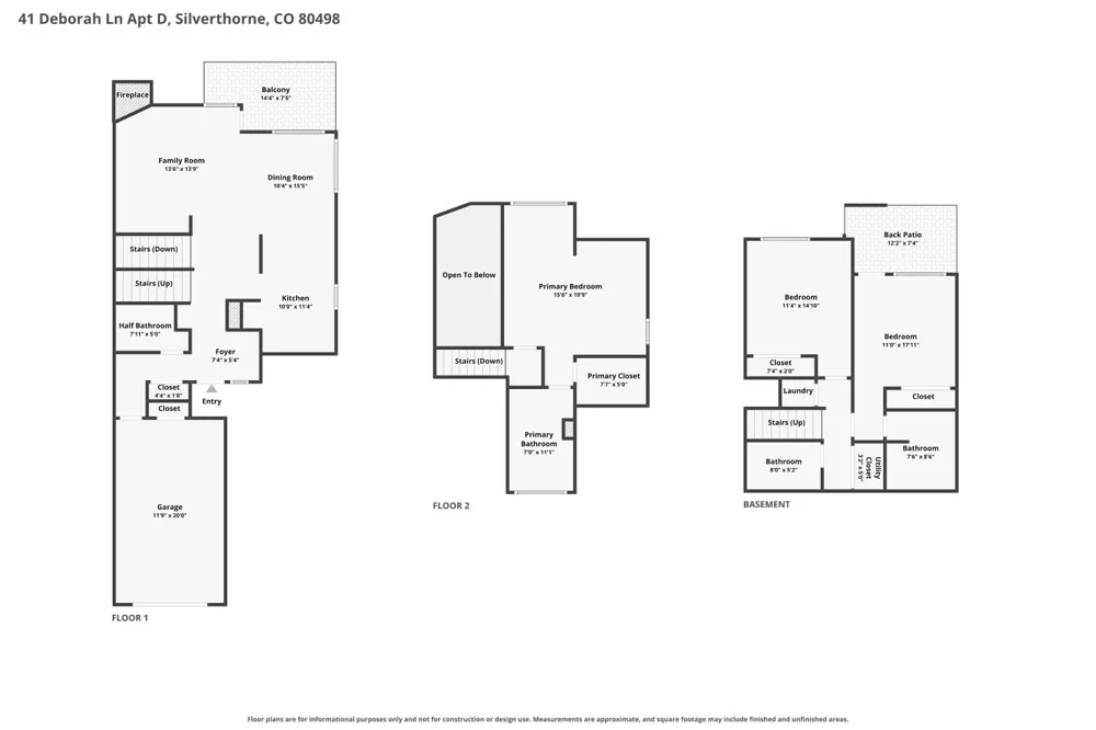 41 Deborah Lane #D Wildernest, CO 80498