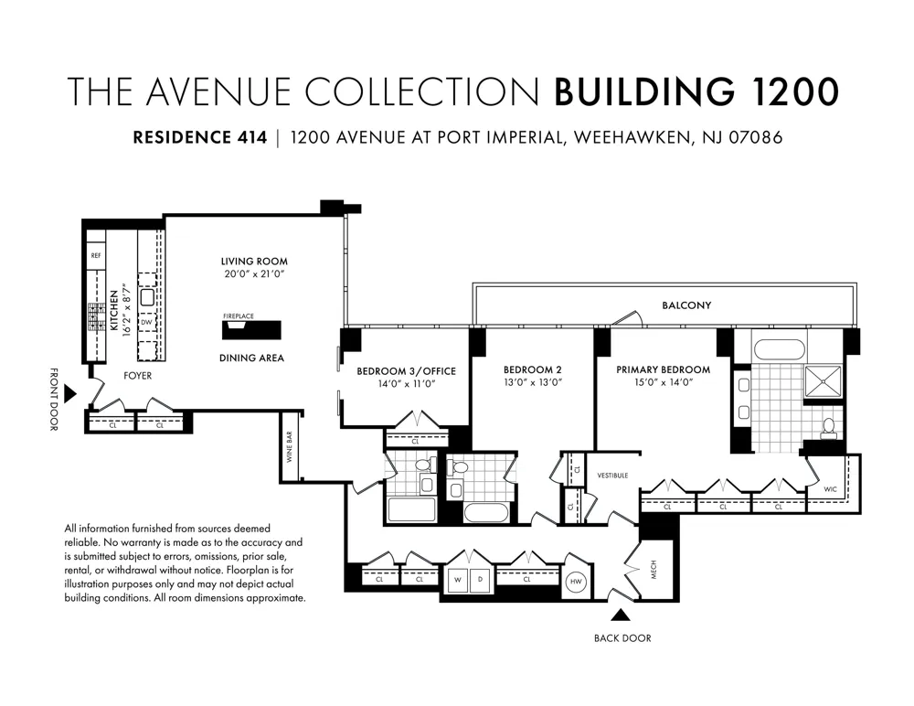 1200 AVENUE AT PORT IMPERIAL Weehawken, NJ 07086