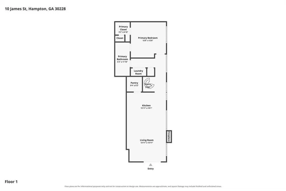 10 James Street #1A Hampton, GA 30228