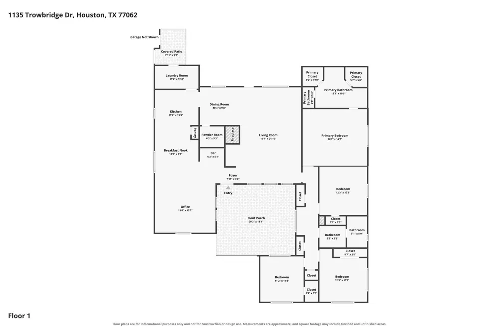1135 Trowbridge Drive Houston, TX 77062