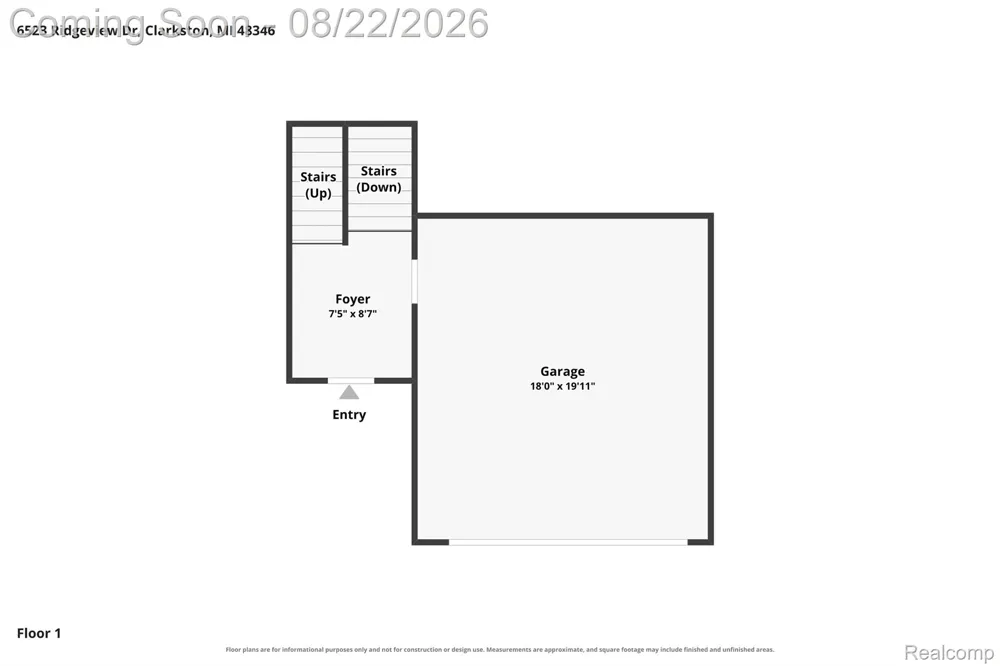 6523 Ridgeview Drive Independence Charter Township, MI 48346