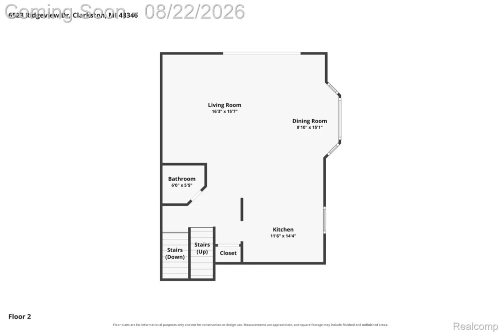 6523 Ridgeview Drive Independence Charter Township, MI 48346