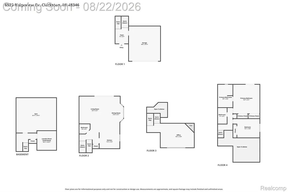 6523 Ridgeview Drive Independence Charter Township, MI 48346