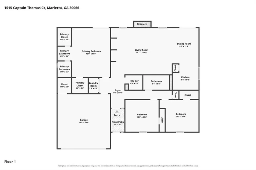 1515 Captain Thomas Court Marietta, GA 30066