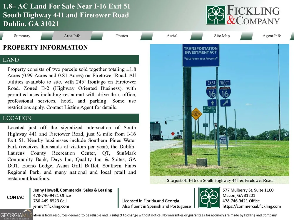 0 S Highway 441 Dublin, GA 31021
