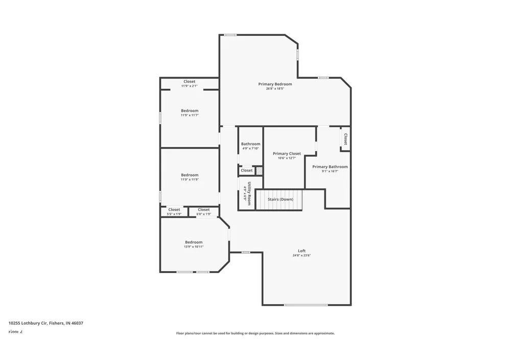 10255 Lothbury Circle Fishers, IN 46037