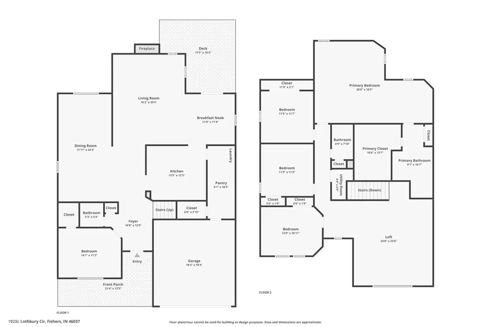 10255 Lothbury Circle Fishers, IN 46037