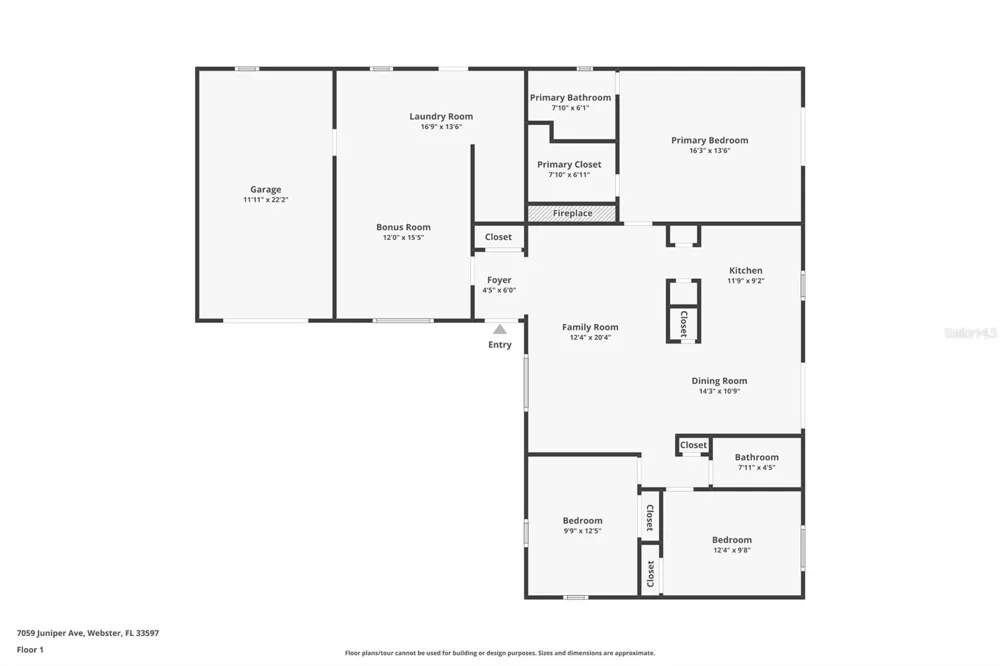 7059 JUNIPER AVENUE Webster, FL 33597