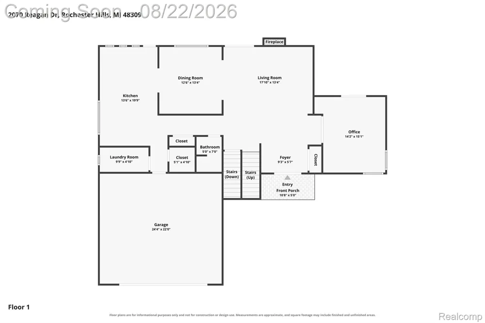 2070 Reagan Drive Rochester Hills City, MI 48309