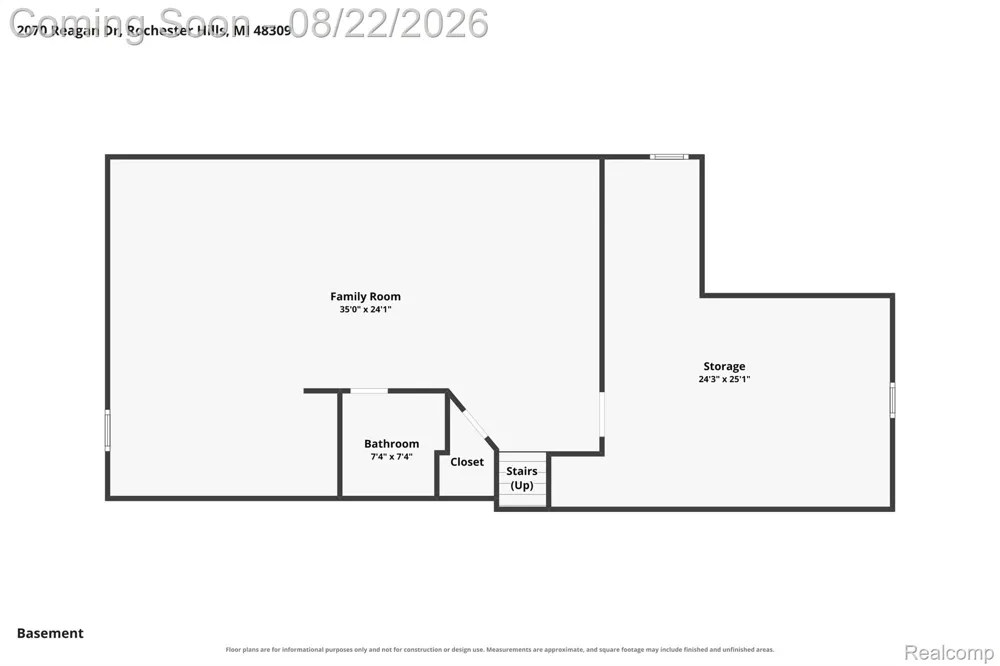 2070 Reagan Drive Rochester Hills City, MI 48309