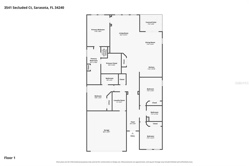 3541 SECLUDED COURT Sarasota, FL 34240
