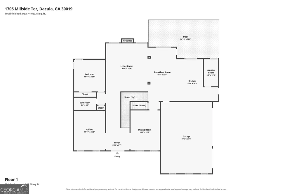 1705 Millside TER Dacula, GA 30019