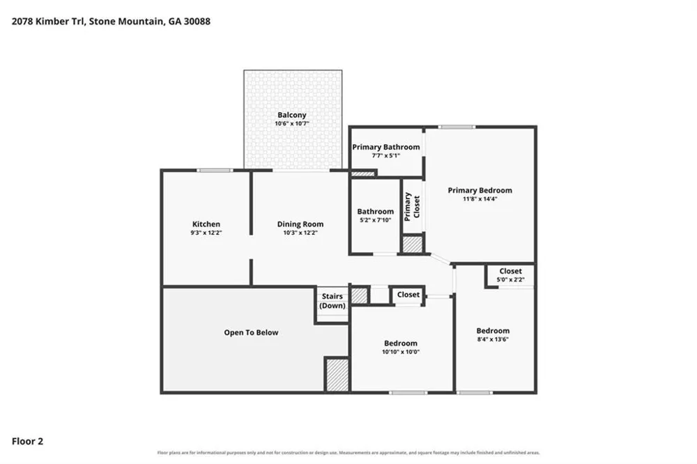 2078 Kimber Trail Stone Mountain, GA 30088