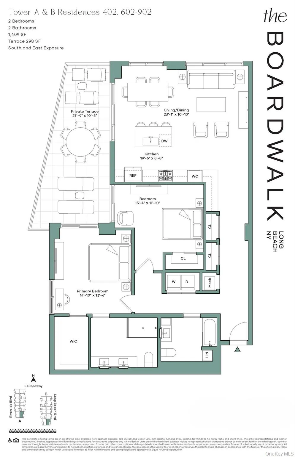 100 Boardwalk #402 A Long Beach, NY 11561