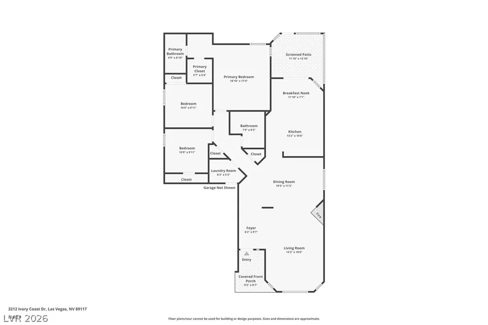 3212 Ivory Coast Drive Las Vegas, NV 89117