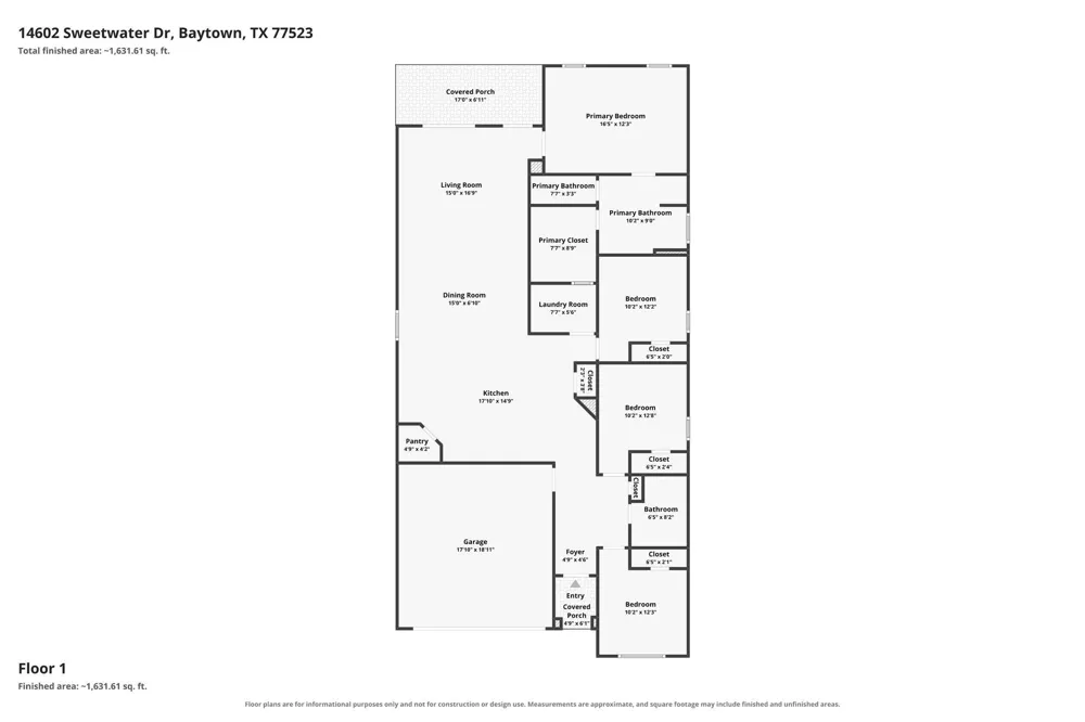 14602 Sweet Water Drive Baytown, TX 77523