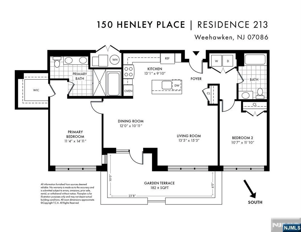 150 Henley Place 213 Weehawken, NJ 07086