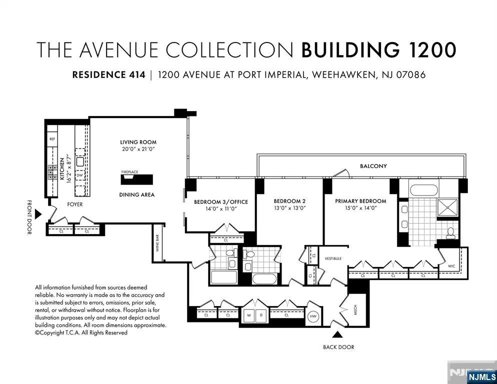1200 Avenue At Port Imperial 414 Weehawken, NJ 07086